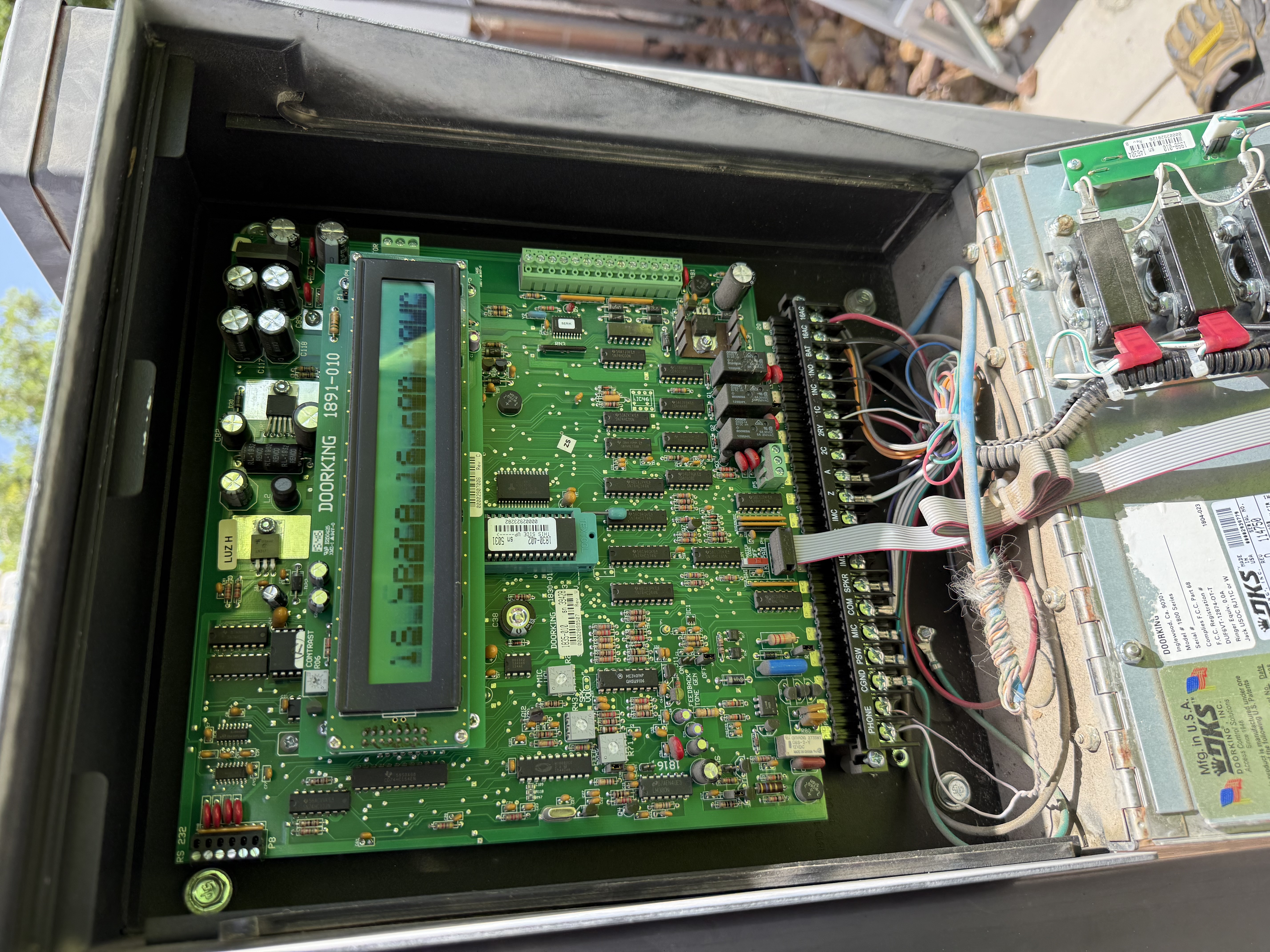 Call box equipment installation